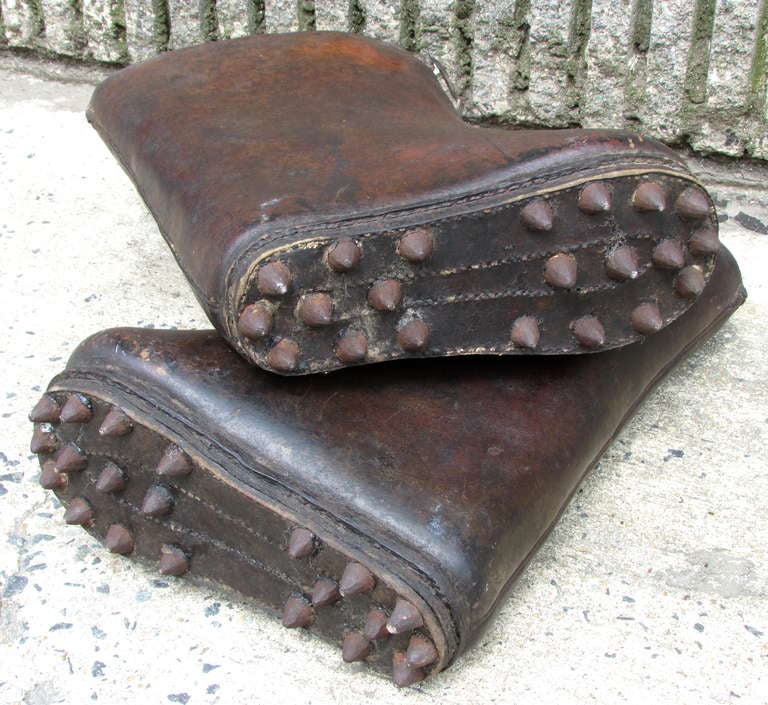 Antique Chinese Rice Paddy Boots For Sale 2