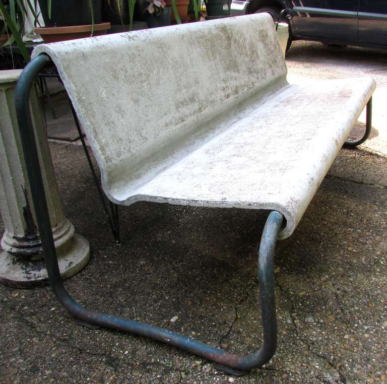 Willy Guhl Bench In Good Condition In High Point, NC