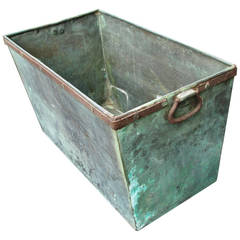 Antique Copper Planter Box