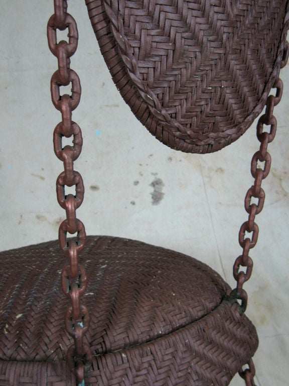 Pair Chain Chairs For Sale 4
