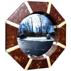 Coconut Shell and Bone Mirror 2