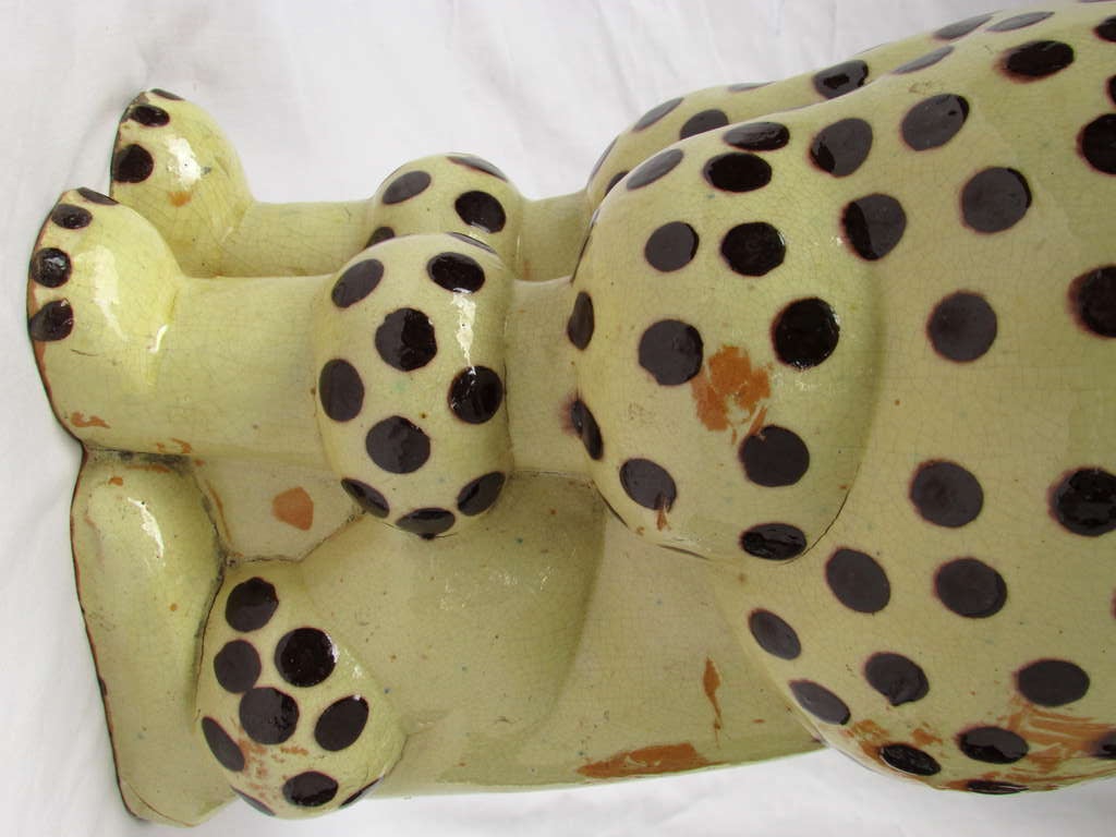 Art Deco Cubist Ceramic Poodle For Sale 1