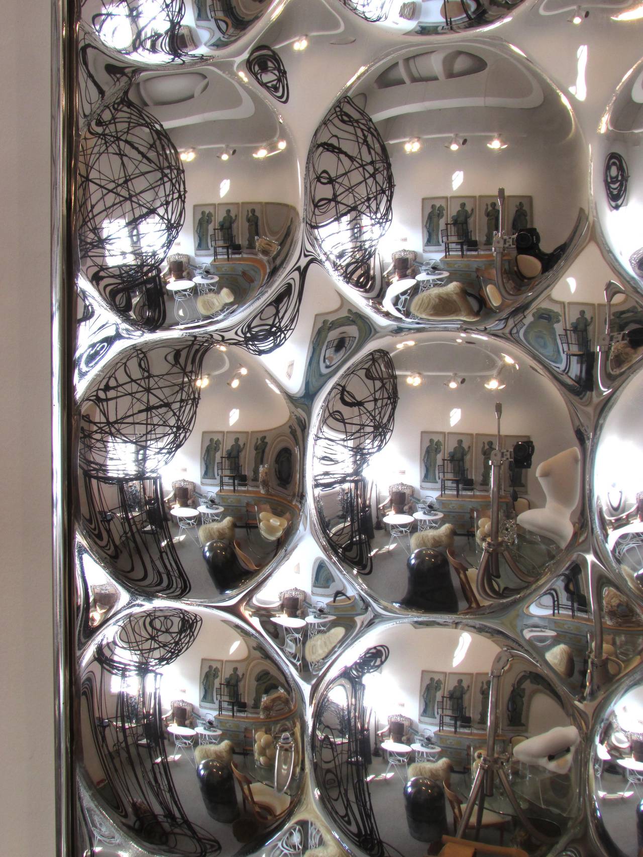 American Pop Art Bubble Mirror