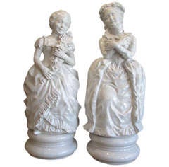 Life Size Porcelain Victorian Girls