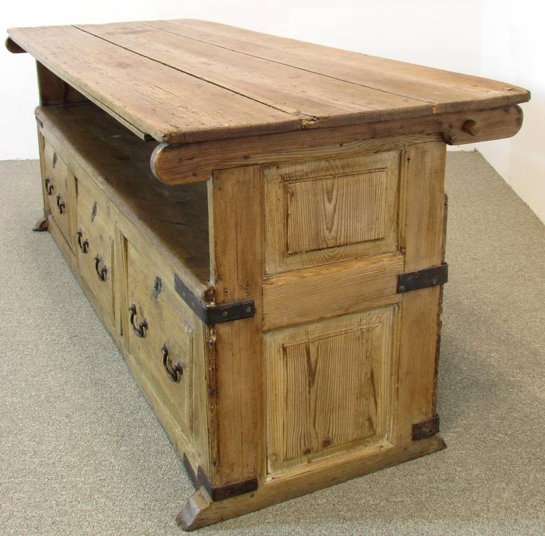 Irish Country Pine Metamorphic Table or Bench 1
