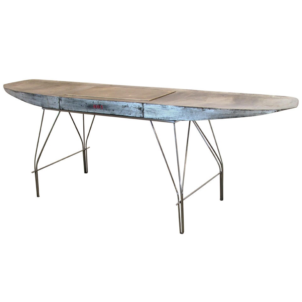 Airplane Wing Desk by Jonathan Singleton For Sale