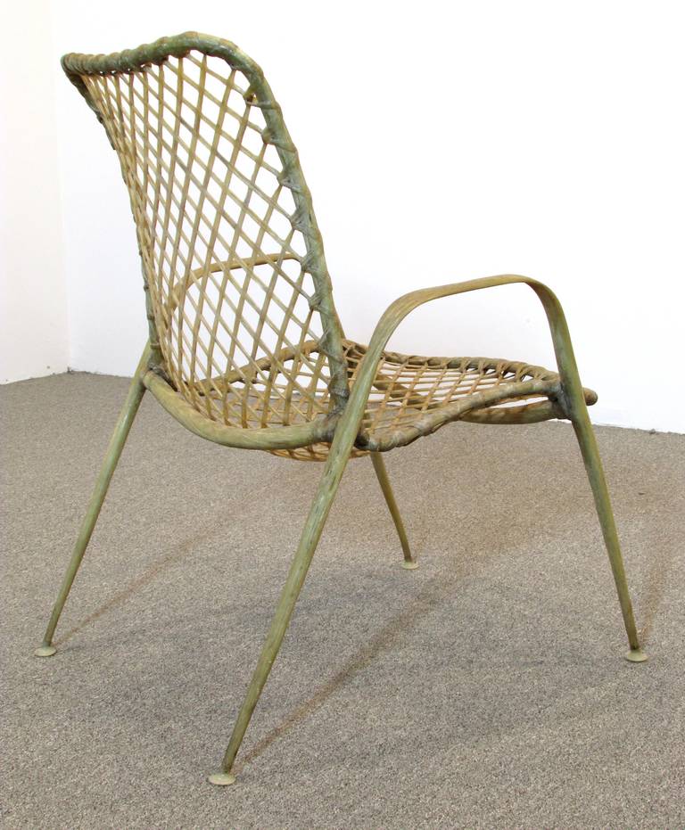 Mid-20th Century Pair of Resin String Chairs