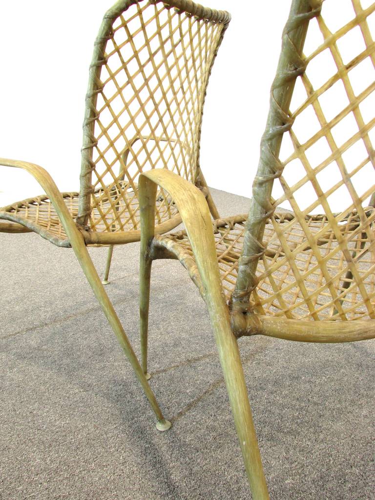 Pair of Resin String Chairs 2