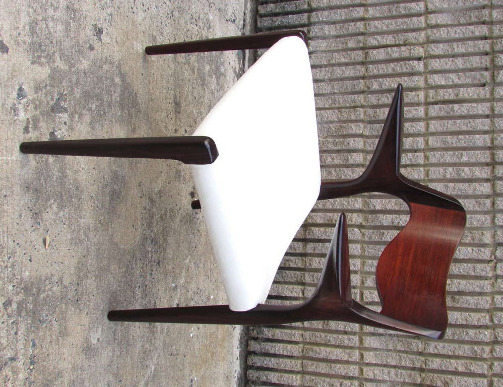 Danish Pair Rosewood Armchairs by Arne Hovmand-Olsen