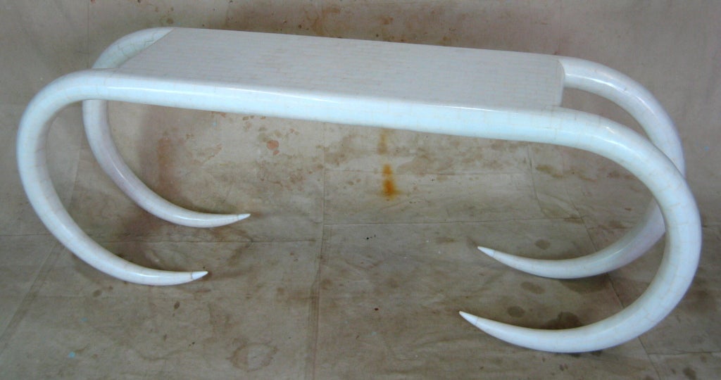 Maitland Smith Marble Tusk Table 1