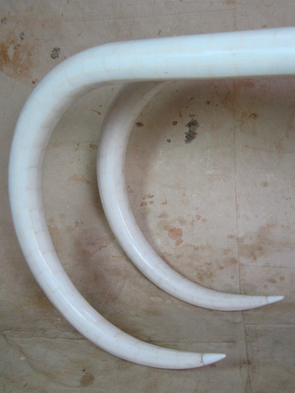 Maitland Smith Marble Tusk Table 2