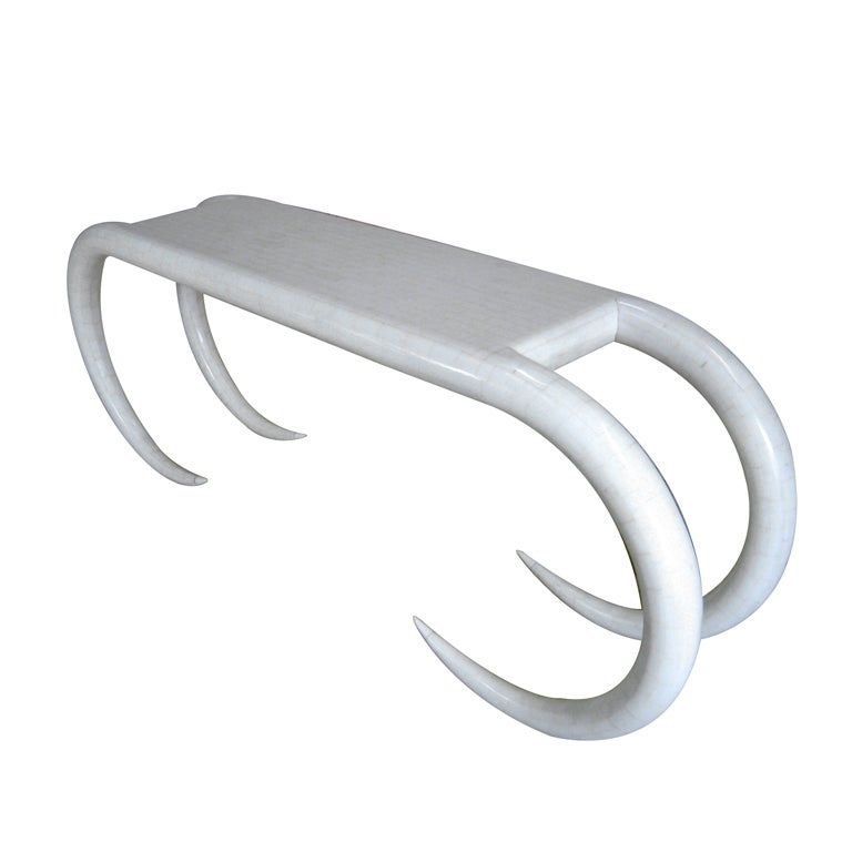 Maitland Smith Marble Tusk Table