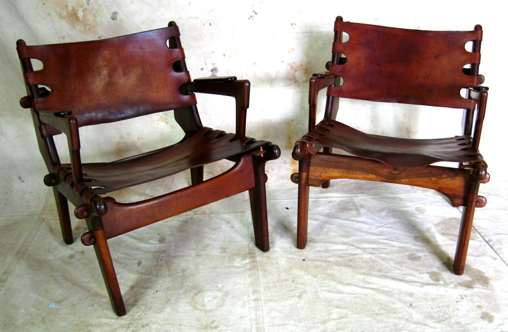 Pair Organic Ecuadorian Armchairs