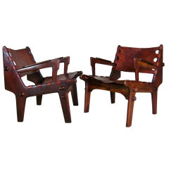 Pair Organic Ecuadorian Armchairs