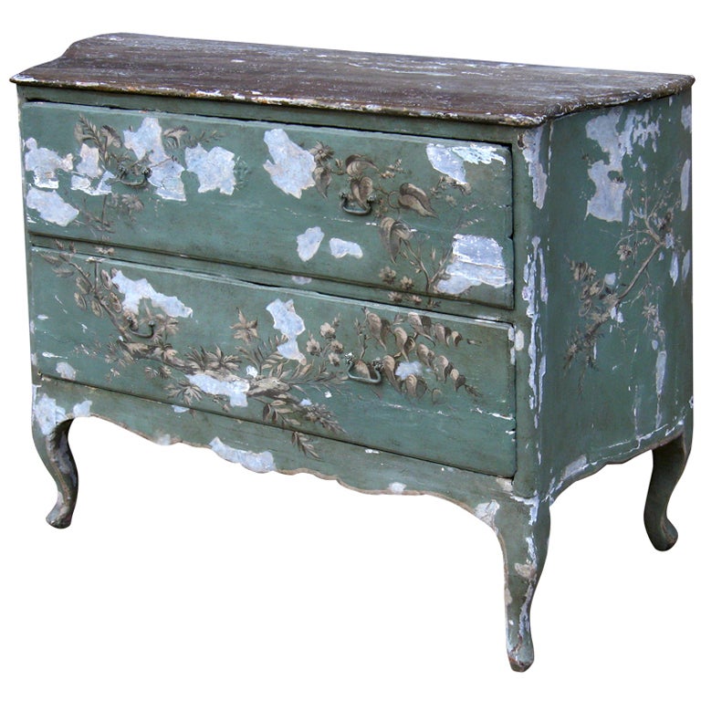 Painted Italian Commode For Sale