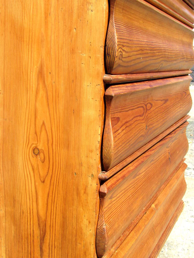 French Alps Pine Chest of Drawers For Sale