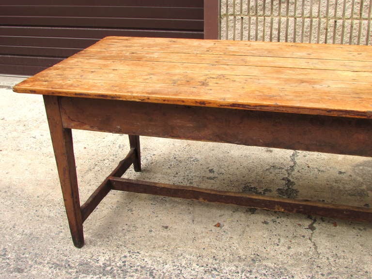 Long French Farm Table In Good Condition In High Point, NC