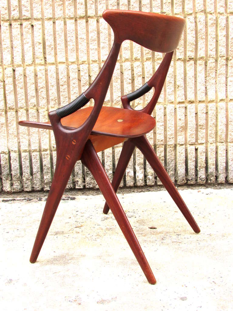 Arne Hovmand-Olsen Sculptural Chair In Good Condition In High Point, NC