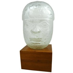 Olmec Glass Head by Pedro Ramirez Vazquez