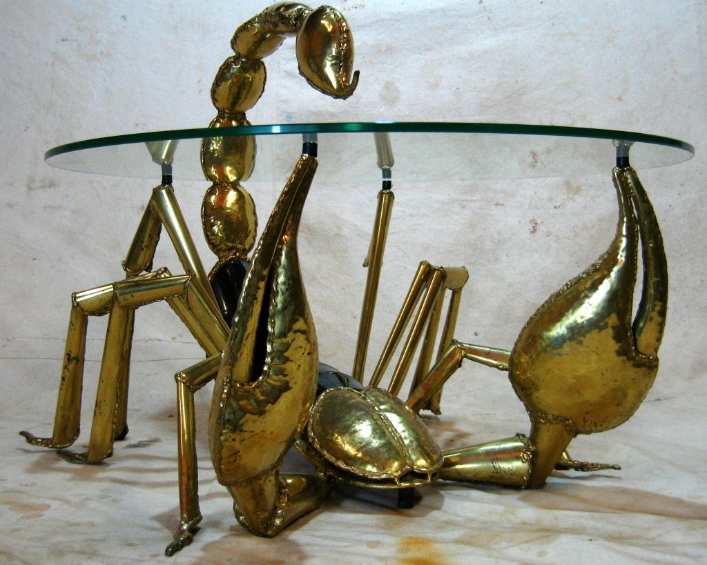 French Scorpion Table by Jacques Duval-Brasseur