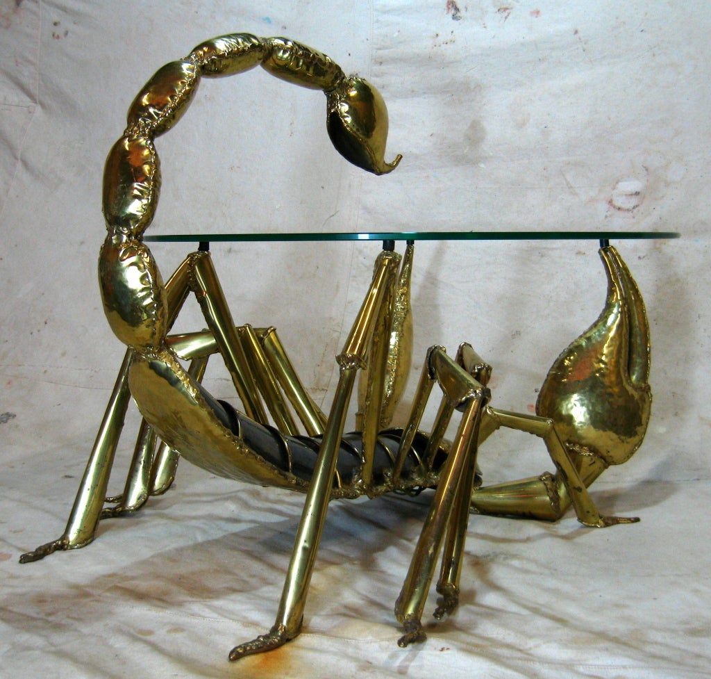 Scorpion Table by Jacques Duval-Brasseur In Excellent Condition In High Point, NC