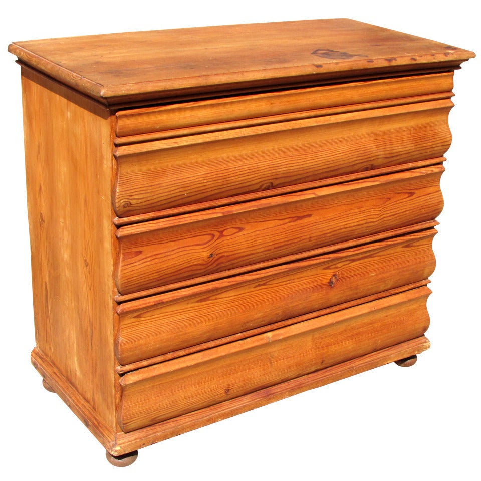 Alps Pine Chest of Drawers For Sale