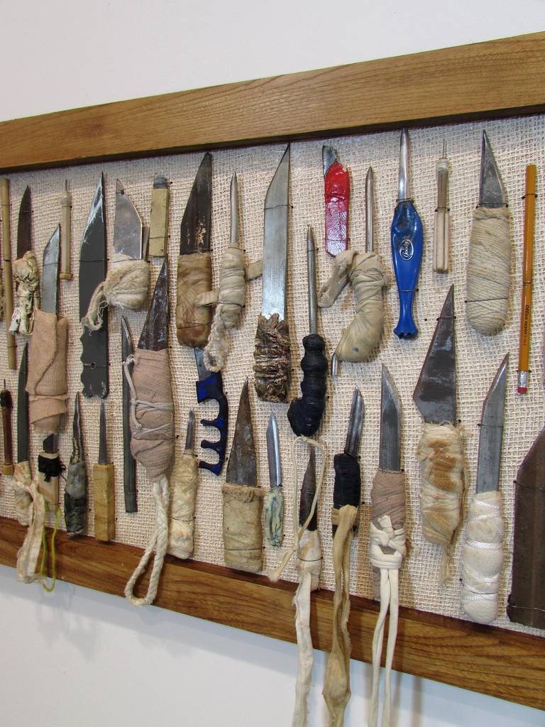 Américain Collection de 54 armes artisanales de la prison Shank
