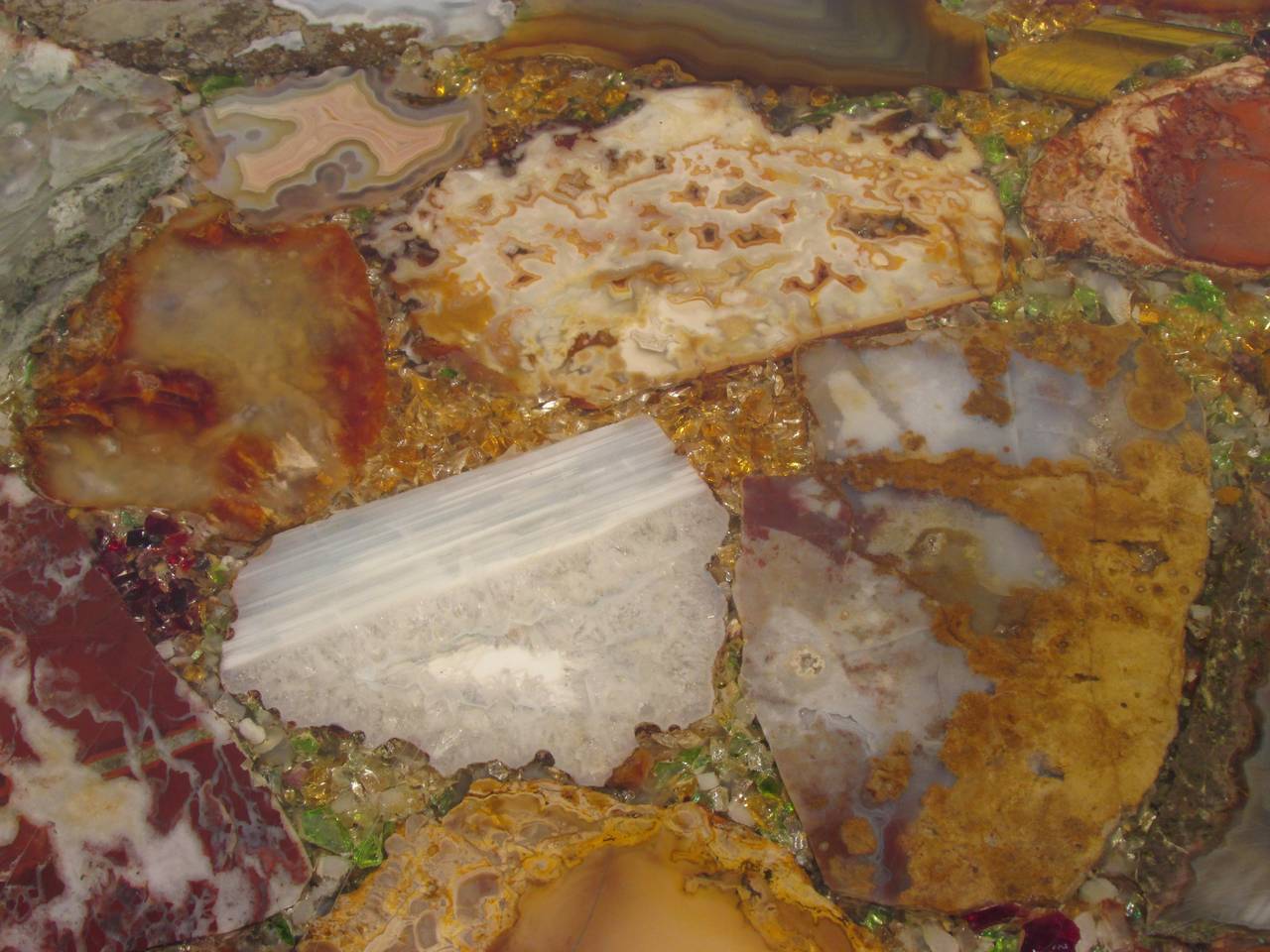 Petrified Wood Specimen Coffee Table 2