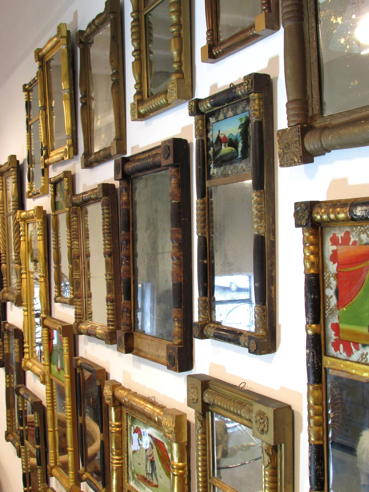 19th Century Collection of Federal Mirrors For Sale