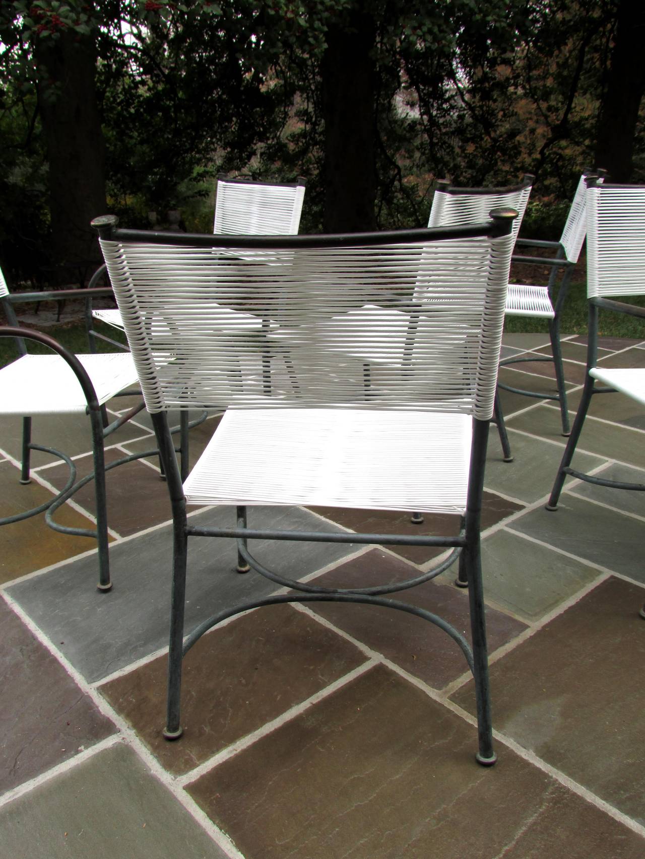 Set of Bronze Chairs by Robert Lewis 1