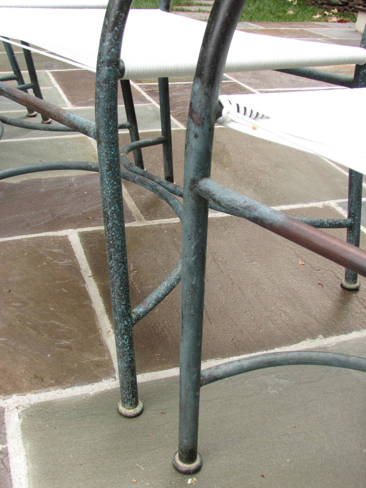 Set of Bronze Chairs by Robert Lewis 3