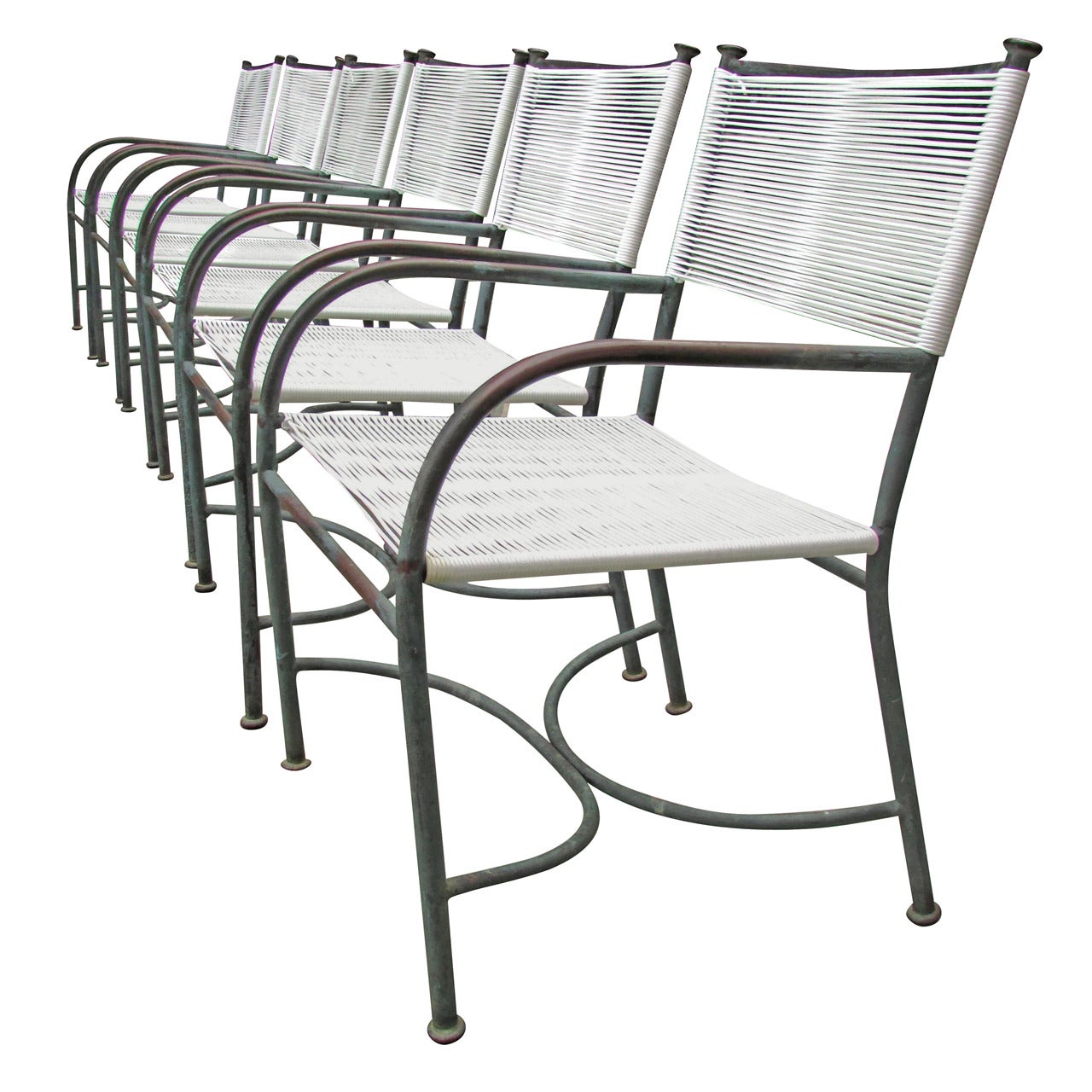 Set of Bronze Chairs by Robert Lewis
