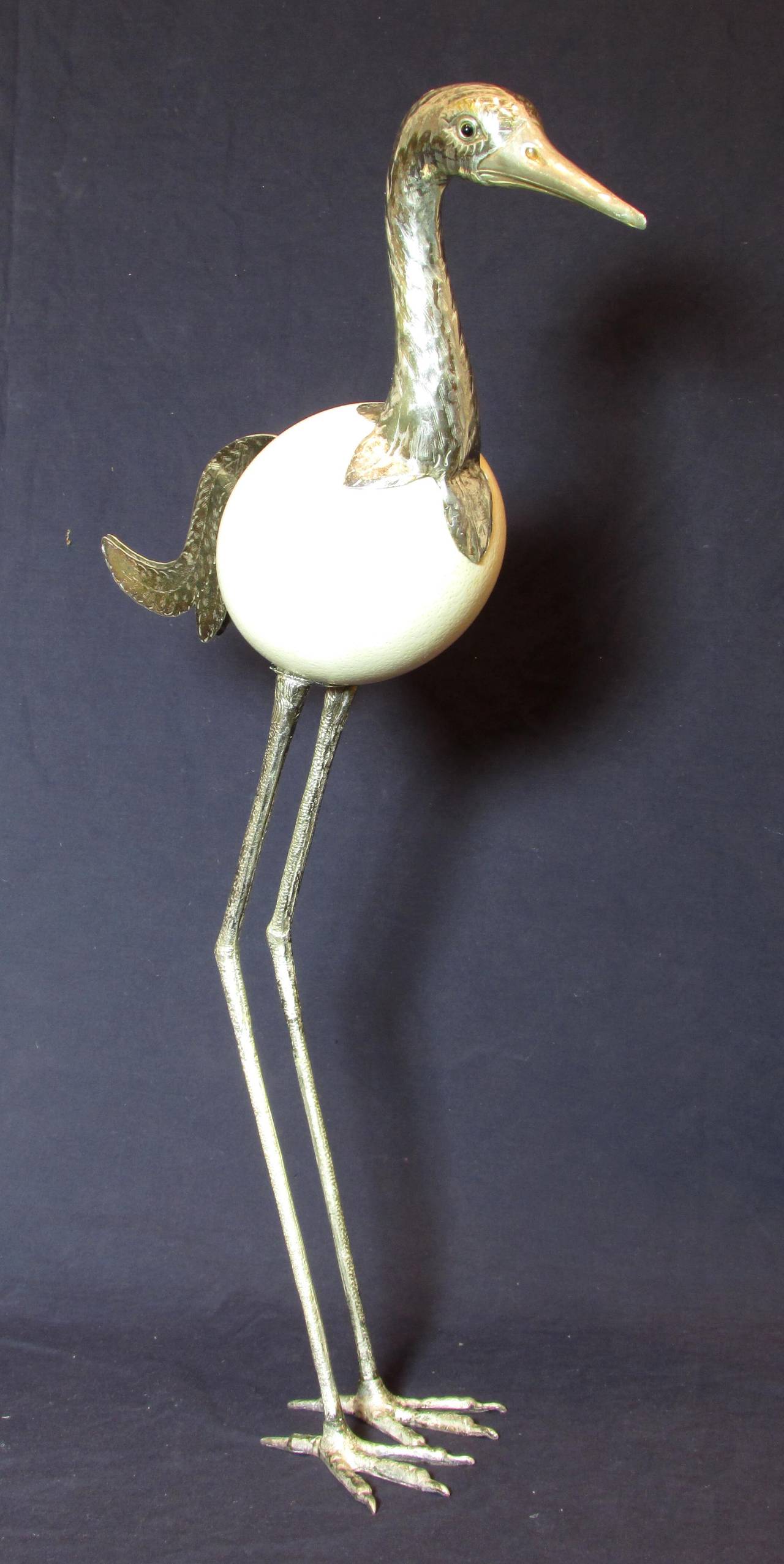 ostrich egg sculpture