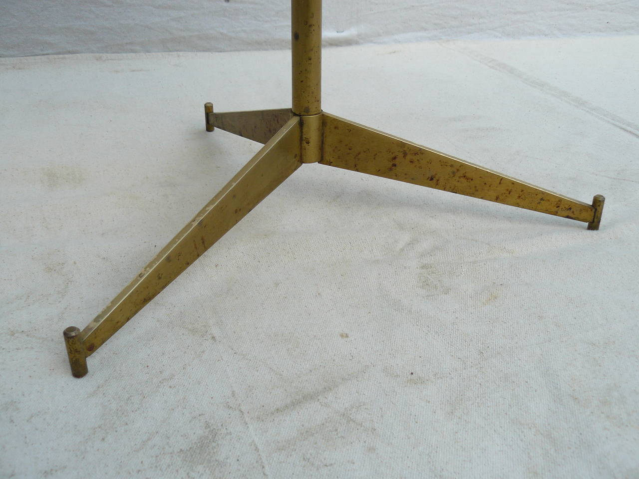 American Paul McCobb for Directional Brass Cigarette or Drinks Table