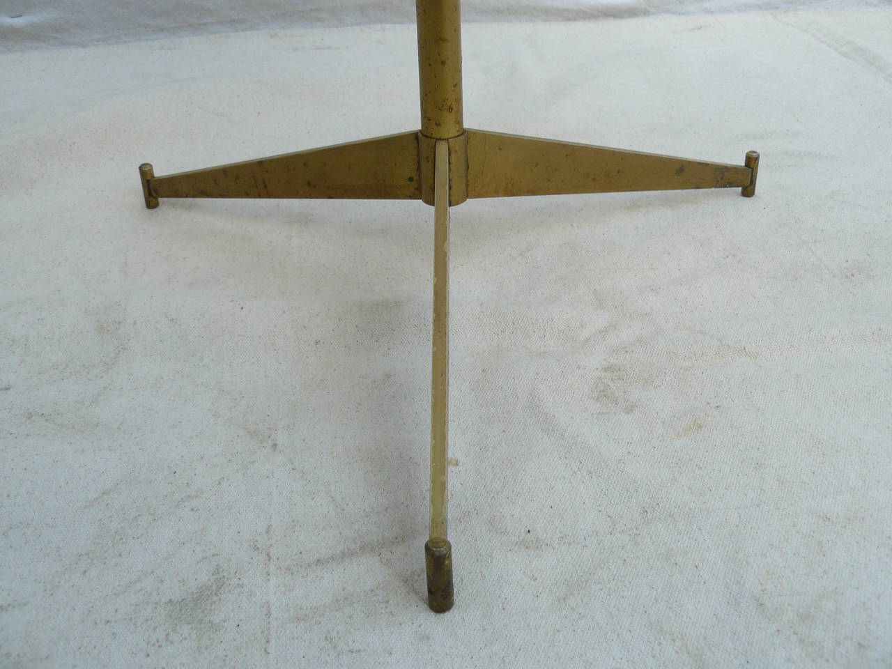 20th Century Paul McCobb for Directional Brass Cigarette or Drinks Table