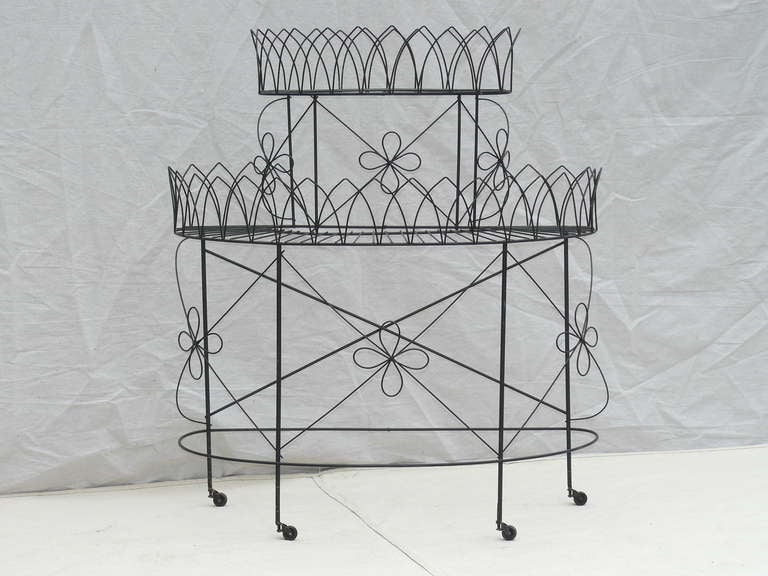 Frederic Weinberg wire plant stand.
