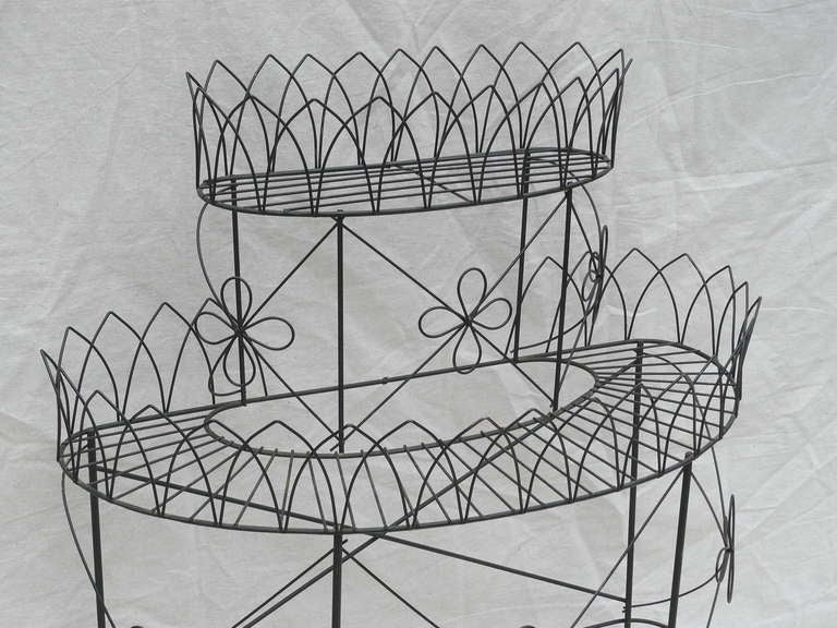 Frederic Weinberg Wire Plant Stand 3