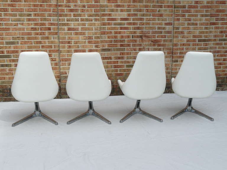 1960's Chrome Craft Dining Chairs 1