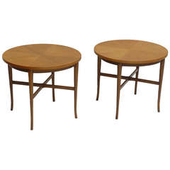 Pair of 50s Saber Leg tables