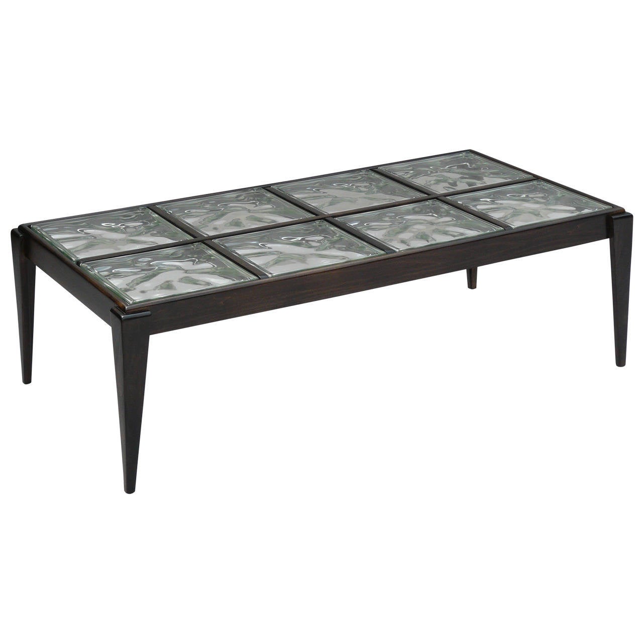 40s Glass Block Coffee Table For Sale at 1stDibs glass block table