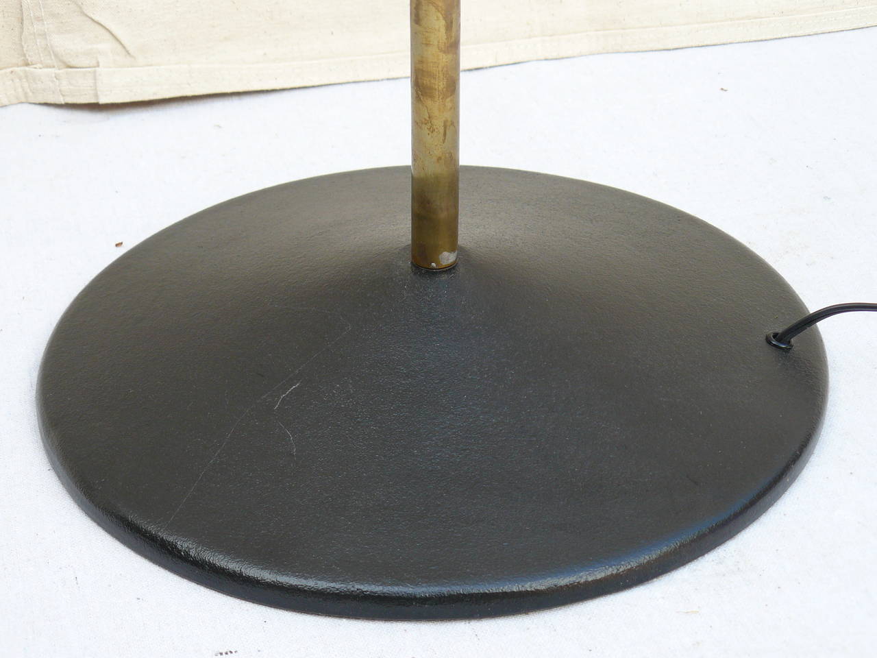20th Century Rare Carl Auböck Dual Cone Asymmetrical Brass Floor Lamp