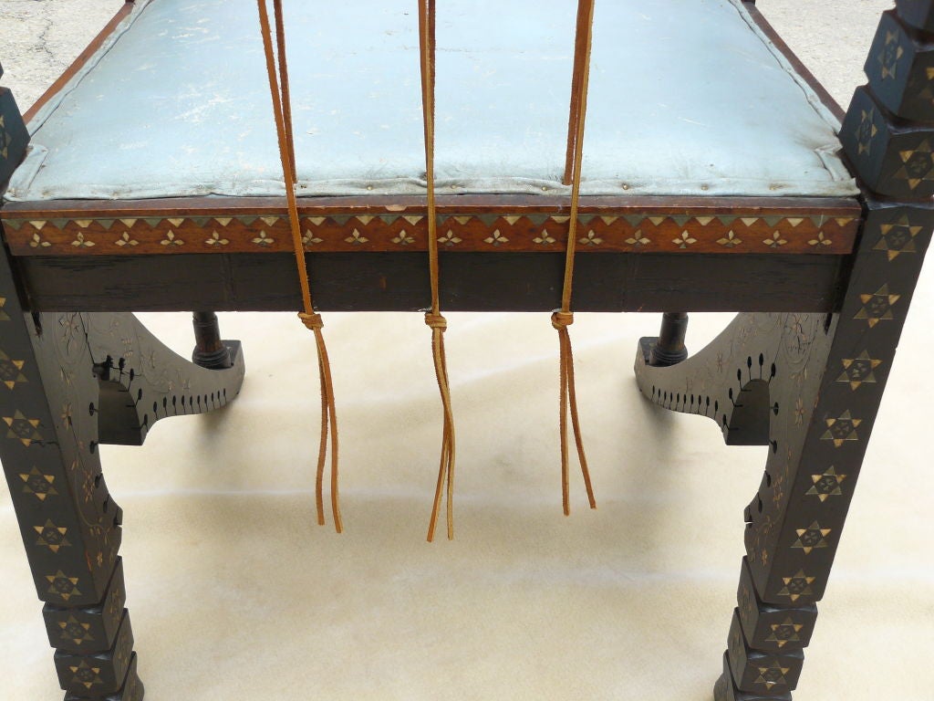 Rare Carlo Bugatti Throne Armchair 4