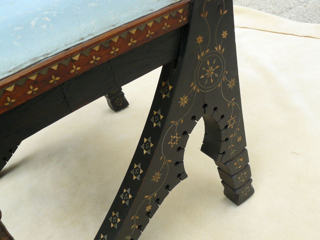 Pewter Rare Carlo Bugatti Throne Armchair