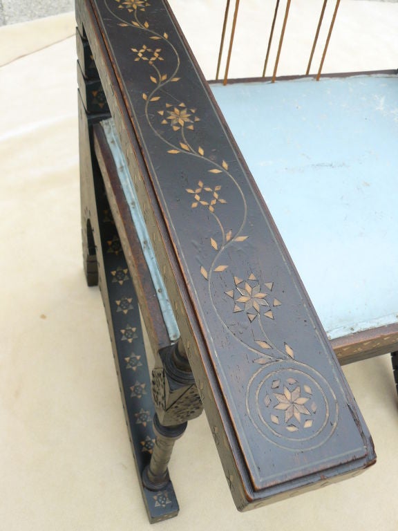 Rare Carlo Bugatti Throne Armchair 1