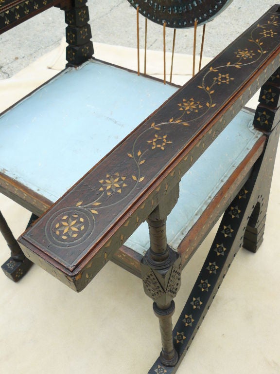 Rare Carlo Bugatti Throne Armchair 2