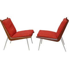 Pair of Peter Hvidt & Orla Mølgaard-Nielsen Lounge Chairs