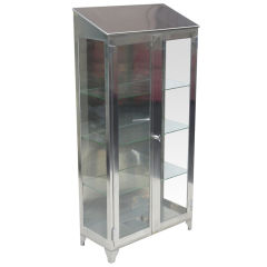 40's Industrial Stainless Steel Medical Cabinet