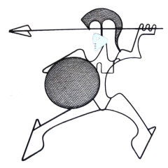 Rare Frederic Weinberg Warrior Wall Sculpture