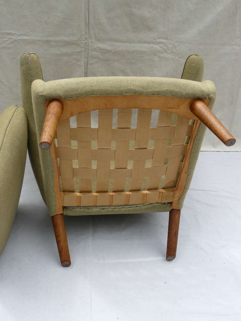 Danish Hans J. Wegner Papa Bear Chair