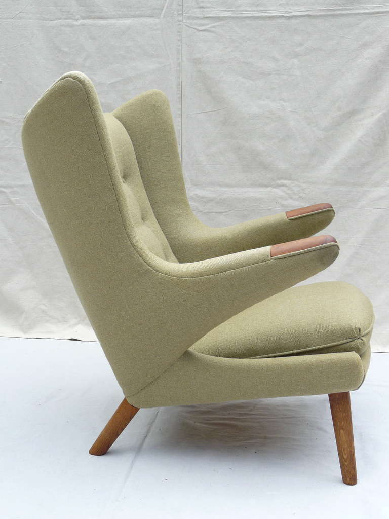 Mid-20th Century Hans J. Wegner Papa Bear Chair